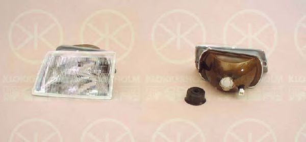 KLOKKERHOLM 55030121 Основная фара для PEUGEOT 205 II (Пежо 205 2) KLOKKERHOLM 55030121 Основная фара для PEUGEOT 205 II (Пежо 205 2)