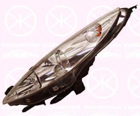 KLOKKERHOLM 55080121A1 Основная фара для PEUGEOT 207 (Пежо 207) KLOKKERHOLM 55080121A1 Основная фара для PEUGEOT 207 (Пежо 207)