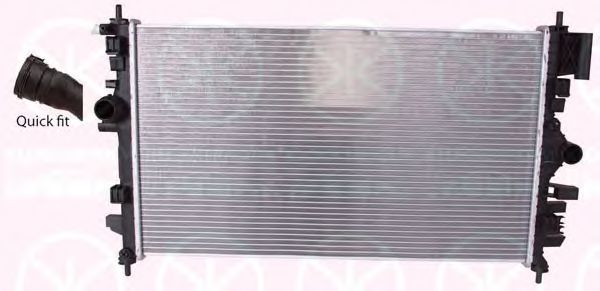 KLOKKERHOLM 5079302468 Радиатор, охлаждение двигателя 