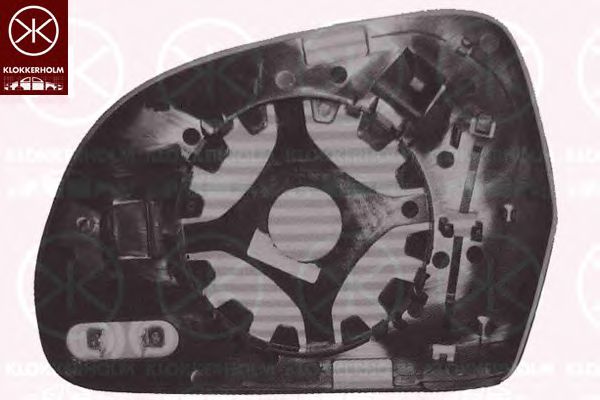 KLOKKERHOLM 00261064 Зеркальное стекло, наружное зеркало для SKODA SUPERB (Шкода Суперб) KLOKKERHOLM 00261064 Зеркальное стекло, наружное зеркало для SKODA SUPERB (Шкода Суперб)