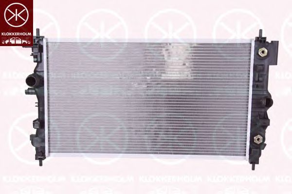 KLOKKERHOLM 5053302547 Радиатор, охлаждение двигателя 