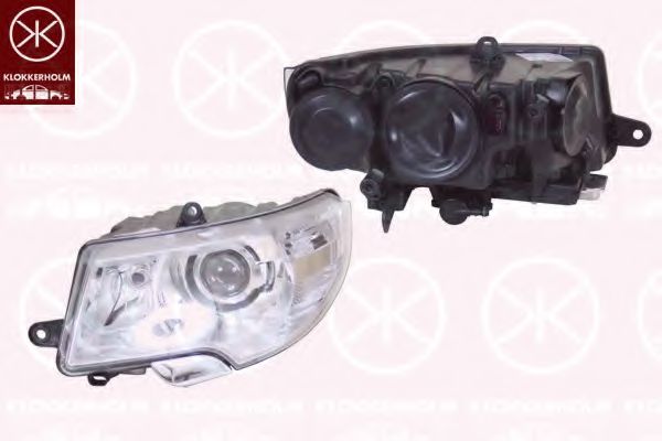 KLOKKERHOLM 75260181A1 Основная фара для SKODA (Шкода) KLOKKERHOLM 75260181A1 Основная фара для SKODA (Шкода)