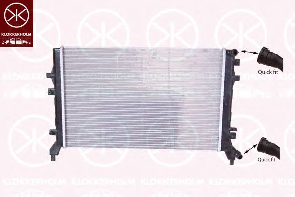 KLOKKERHOLM 0026302295 Радиатор, охлаждение двигателя для VOLKSWAGEN GOLF VI (Фольксваген Гольф 6) KLOKKERHOLM 0026302295 Радиатор, охлаждение двигателя для VOLKSWAGEN GOLF VI (Фольксваген Гольф 6)