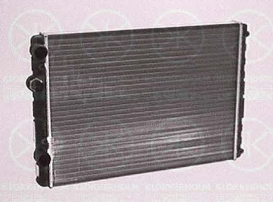 KLOKKERHOLM 9504302130 Радиатор, охлаждение двигателя 
