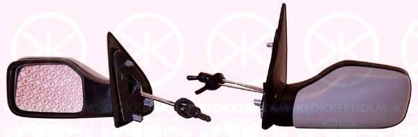 KLOKKERHOLM 55021027 Наружное зеркало для PEUGEOT 106 (Пежо 106)