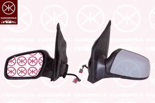 KLOKKERHOLM 25761046 Наружное зеркало для FORD FUSION (Форд Фьюжн) KLOKKERHOLM 25761046 Наружное зеркало для FORD FUSION (Форд Фьюжн)