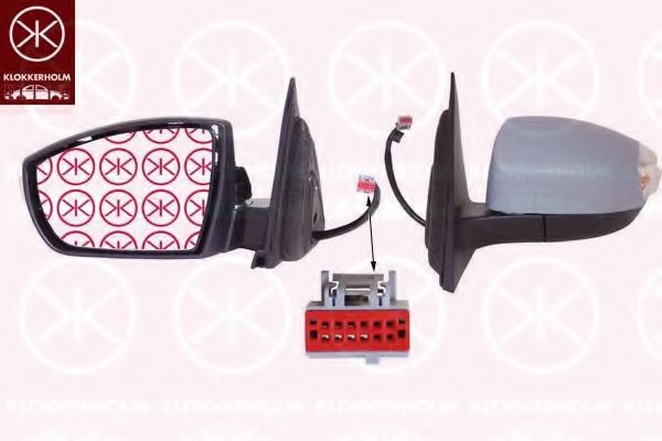 KLOKKERHOLM 25831046 Наружное зеркало для FORD S-MAX (Форд S макс)