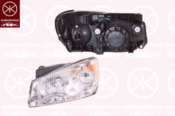 KLOKKERHOLM 32780144 Основная фара для KIA CERATO (Киа Cэрато) KLOKKERHOLM 32780144 Основная фара для KIA CERATO (Киа Cэрато)
