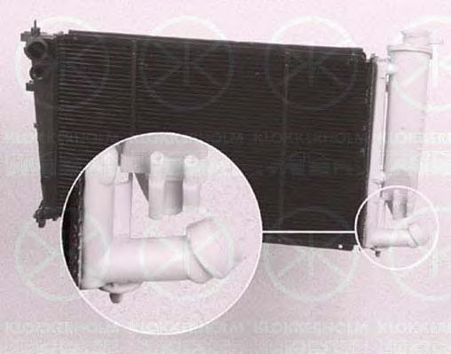 KLOKKERHOLM 5513302141 Радиатор, охлаждение двигателя 
