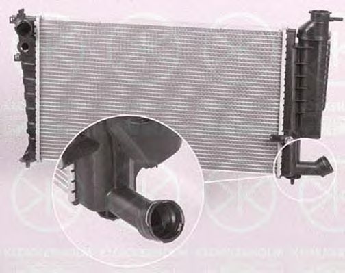 KLOKKERHOLM 5513302170 Радиатор, охлаждение двигателя 