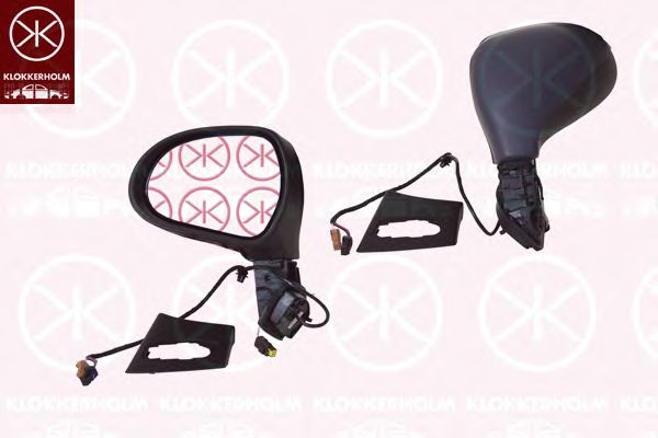 KLOKKERHOLM 55081045 Наружное зеркало для PEUGEOT 207 CC (Пежо 207 сс) KLOKKERHOLM 55081045 Наружное зеркало для PEUGEOT 207 CC (Пежо 207 сс)