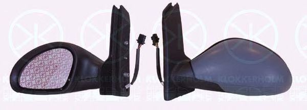 KLOKKERHOLM 66121046 Наружное зеркало для SEAT ALTEA (Сеат Алтэа) KLOKKERHOLM 66121046 Наружное зеркало для SEAT ALTEA (Сеат Алтэа)