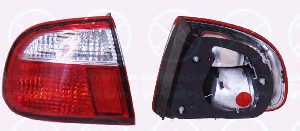 KLOKKERHOLM 66160711 Задний фонарь 