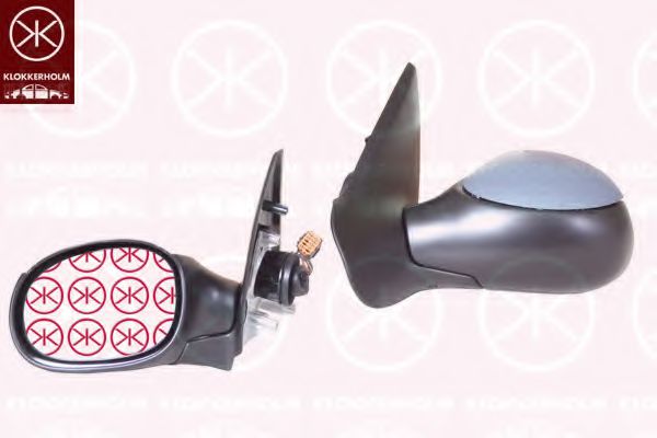 KLOKKERHOLM 55071050A1 Наружное зеркало для PEUGEOT 206 CC (Пежо 206 сс) KLOKKERHOLM 55071050A1 Наружное зеркало для PEUGEOT 206 CC (Пежо 206 сс)