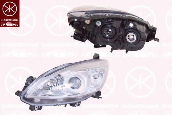 KLOKKERHOLM 34090121 Основная фара 
