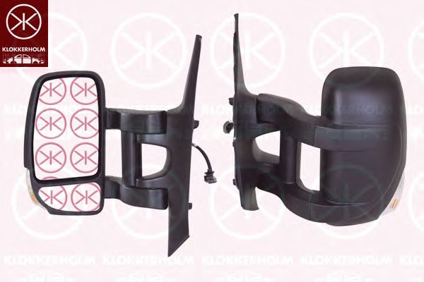 KLOKKERHOLM 60891043A1 Наружное зеркало для NISSAN (Ниссан) KLOKKERHOLM 60891043A1 Наружное зеркало для NISSAN (Ниссан)