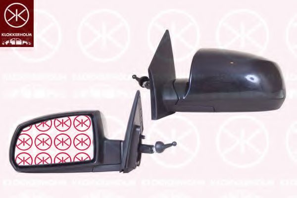 KLOKKERHOLM 32771022 Наружное зеркало для KIA RIO II (Киа Рио 2) KLOKKERHOLM 32771022 Наружное зеркало для KIA RIO II (Киа Рио 2)
