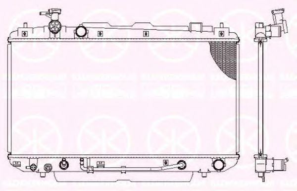 KLOKKERHOLM 8179302299 Радиатор, охлаждение двигателя 
