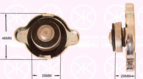 KLOKKERHOLM 8112309999 Крышка, радиатор для MAZDA 626 III (Мазда 626 3) KLOKKERHOLM 8112309999 Крышка, радиатор для MAZDA 626 III (Мазда 626 3)