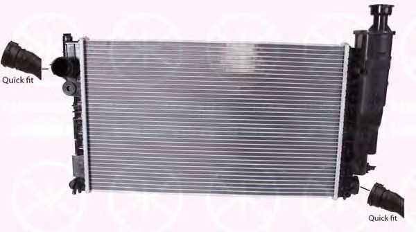 KLOKKERHOLM 5535302126 Радиатор, охлаждение двигателя 