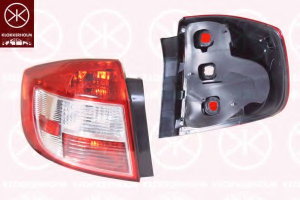 KLOKKERHOLM 68350711 Задний фонарь 