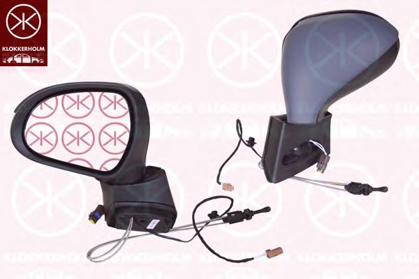 KLOKKERHOLM 55081022 Наружное зеркало для PEUGEOT 207 CC (Пежо 207 сс) KLOKKERHOLM 55081022 Наружное зеркало для PEUGEOT 207 CC (Пежо 207 сс)