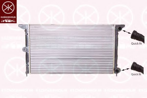 KLOKKERHOLM 9590302188 Радиатор, охлаждение двигателя для VOLKSWAGEN SHARAN (Фольксваген Шаран) KLOKKERHOLM 9590302188 Радиатор, охлаждение двигателя для VOLKSWAGEN SHARAN (Фольксваген Шаран)