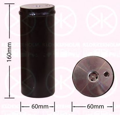 KLOKKERHOLM 001530D014 Осушитель, кондиционер для AUDI TT (Ауди Тт) KLOKKERHOLM 001530D014 Осушитель, кондиционер для AUDI TT (Ауди Тт)