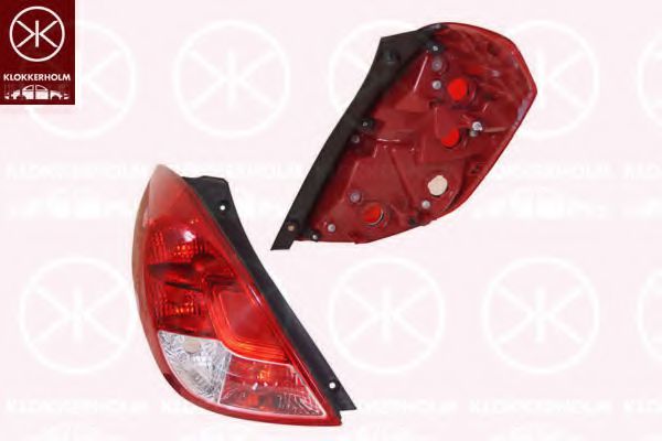 KLOKKERHOLM 31280713 Задний фонарь для HYUNDAI I20 (Хендай И20) KLOKKERHOLM 31280713 Задний фонарь для HYUNDAI I20 (Хендай И20)