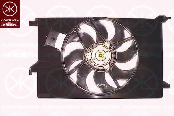 KLOKKERHOLM 50782601 Вентилятор, охлаждение двигателя для OPEL (Опель) KLOKKERHOLM 50782601 Вентилятор, охлаждение двигателя для OPEL (Опель)