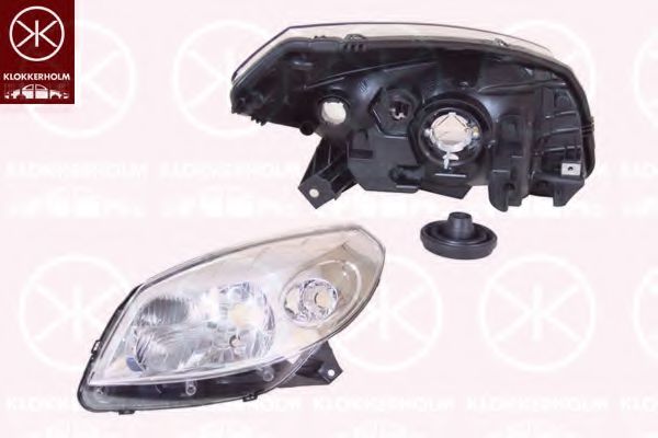 KLOKKERHOLM 13050141 Основная фара для DACIA SANDERO (Дача Сандэро) KLOKKERHOLM 13050141 Основная фара для DACIA SANDERO (Дача Сандэро)