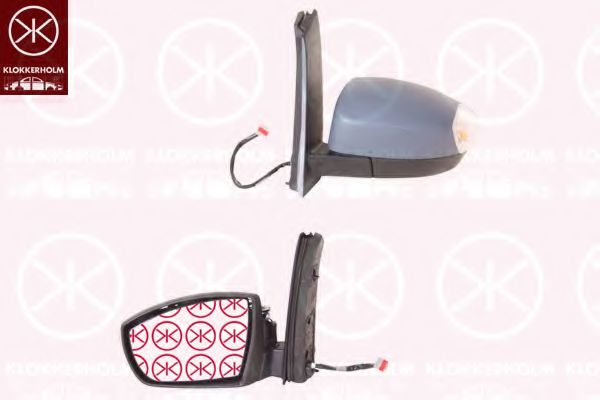 KLOKKERHOLM 25351043 Наружное зеркало для FORD C-MAX II (Форд С макс 2) KLOKKERHOLM 25351043 Наружное зеркало для FORD C-MAX II (Форд С макс 2)