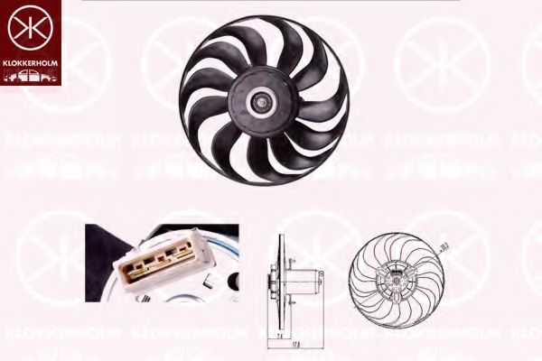 KLOKKERHOLM 95222602 Вентилятор, охлаждение двигателя для VOLKSWAGEN CABRIO III (Фольксваген Cабрио 3) KLOKKERHOLM 95222602 Вентилятор, охлаждение двигателя для VOLKSWAGEN CABRIO III (Фольксваген Cабрио 3)