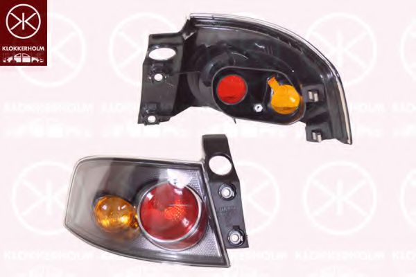 KLOKKERHOLM 66090717 Задний фонарь 