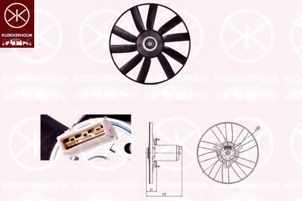 KLOKKERHOLM 95372601 Вентилятор, охлаждение двигателя для SEAT TOLEDO (Сеат Толэдо) KLOKKERHOLM 95372601 Вентилятор, охлаждение двигателя для SEAT TOLEDO (Сеат Толэдо)