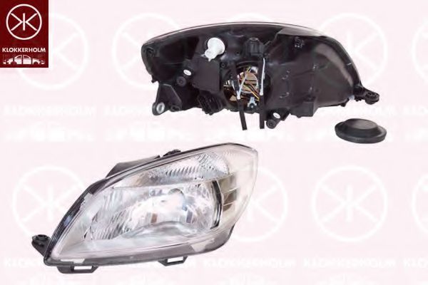KLOKKERHOLM 75300148 Основная фара для SKODA (Шкода) KLOKKERHOLM 75300148 Основная фара для SKODA (Шкода)