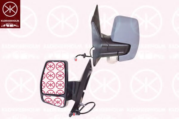 KLOKKERHOLM 25011043 Наружное зеркало для FORD NEO CUSTOM (Форд Нэо cустом) KLOKKERHOLM 25011043 Наружное зеркало для FORD NEO CUSTOM (Форд Нэо cустом)