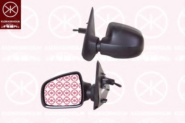 KLOKKERHOLM 13021021 Наружное зеркало для DACIA SANDERO II (Дача Сандэро 2) KLOKKERHOLM 13021021 Наружное зеркало для DACIA SANDERO II (Дача Сандэро 2)