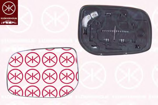 KLOKKERHOLM 81551063 Зеркальное стекло, наружное зеркало для TOYOTA YARIS (Тойота/тоета Ярис) KLOKKERHOLM 81551063 Зеркальное стекло, наружное зеркало для TOYOTA YARIS (Тойота/тоета Ярис)
