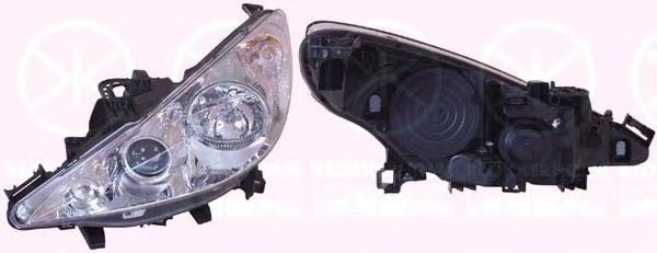 KLOKKERHOLM 55080133 Основная фара для PEUGEOT 207 (Пежо 207) KLOKKERHOLM 55080133 Основная фара для PEUGEOT 207 (Пежо 207)