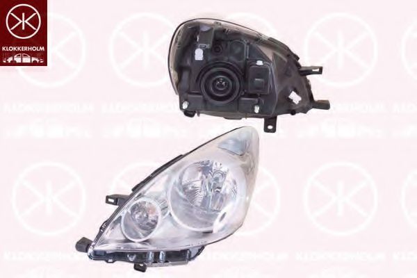 KLOKKERHOLM 16350124A1 Основная фара для NISSAN NOTE (Ниссан Нотэ) KLOKKERHOLM 16350124A1 Основная фара для NISSAN NOTE (Ниссан Нотэ)