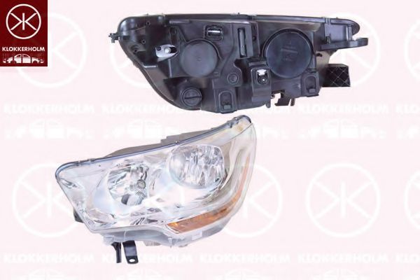 KLOKKERHOLM 05390122A1 Основная фара для CITROËN C4 II (CитроËн С4 2) KLOKKERHOLM 05390122A1 Основная фара для CITROËN C4 II (CитроËн С4 2)