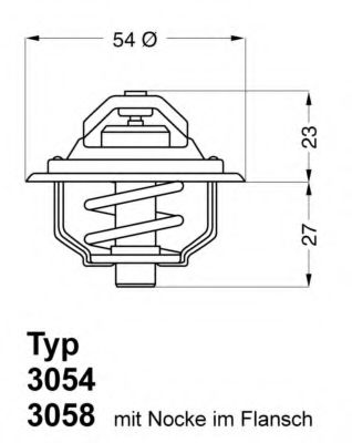 WAHLER 3054.87D50 Термостат, охлаждающая жидкость для OPEL COMMODORE B (Опель Cоммодорэ б) WAHLER 3054.87D50 Термостат, охлаждающая жидкость для OPEL COMMODORE B (Опель Cоммодорэ б)