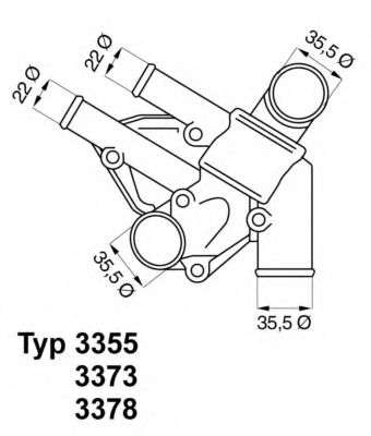 WAHLER 3355.80D Термостат, охлаждающая жидкость для FIAT (Фиат) WAHLER 3355.80D Термостат, охлаждающая жидкость для FIAT (Фиат)