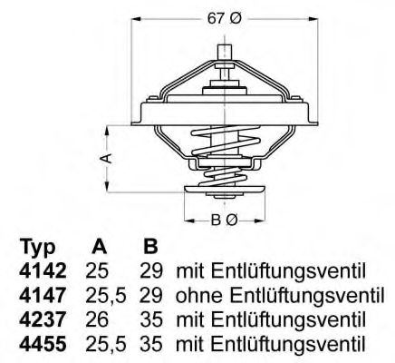 WAHLER 4147.80D Термостат, охлаждающая жидкость для JEEP (Джип) WAHLER 4147.80D Термостат, охлаждающая жидкость для JEEP (Джип)