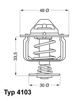 WAHLER 4103.82D Термостат, охлаждающая жидкость для DAIHATSU FEROZA HARD TOP (Дайхатсу Фэроза хард топ) WAHLER 4103.82D Термостат, охлаждающая жидкость для DAIHATSU FEROZA HARD TOP (Дайхатсу Фэроза хард топ)