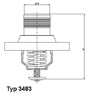 WAHLER 3483.89D Термостат, охлаждающая жидкость для PEUGEOT 307 (Пежо 307) WAHLER 3483.89D Термостат, охлаждающая жидкость для PEUGEOT 307 (Пежо 307)