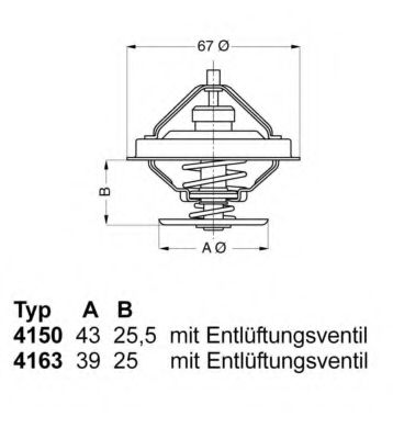 WAHLER 4150.79D50 Термостат, охлаждающая жидкость для MAN (Ман) WAHLER 4150.79D50 Термостат, охлаждающая жидкость для MAN (Ман)