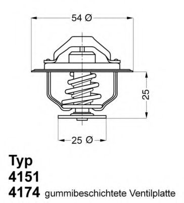 WAHLER 4174.79D Термостат, охлаждающая жидкость для FIAT (Фиат) WAHLER 4174.79D Термостат, охлаждающая жидкость для FIAT (Фиат)