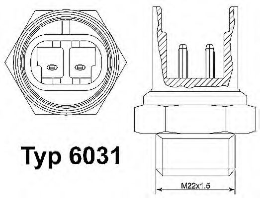 WAHLER 6031.92D Термовыключатель, вентилятор радиатора для FIAT UNO (Фиат Уно) WAHLER 6031.92D Термовыключатель, вентилятор радиатора для FIAT UNO (Фиат Уно)